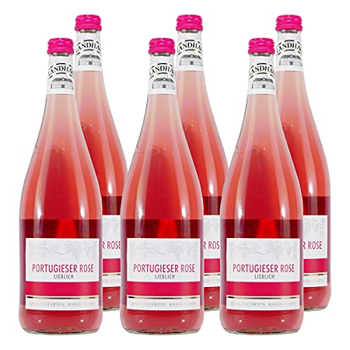 Landhaus Portugieser Rosé -lieblich- (6 x 1,0L) von Liqueur & Wine Trade