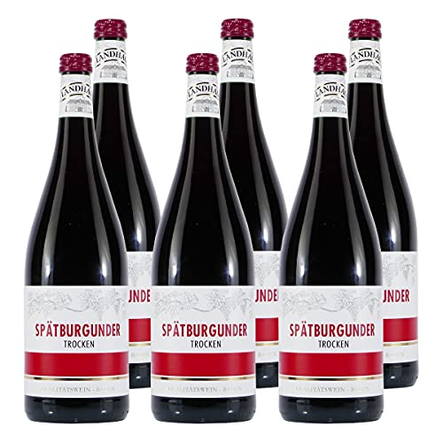 Landhaus Spätburgunder Rotwein -trocken- (6 x 1,0L) von Liqueur & Wine Trade