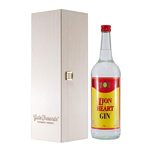 Lion Heart Gin mit Geschenk-Holzkiste von Liqueur & Wine Trade