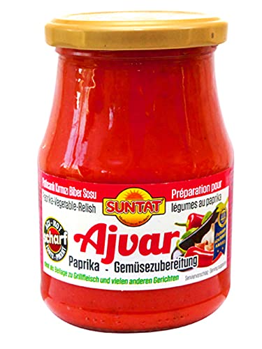 SUNTAT - Ajvar scharf - Paprika Gemüsezubereitung - 340g von Liquidküche