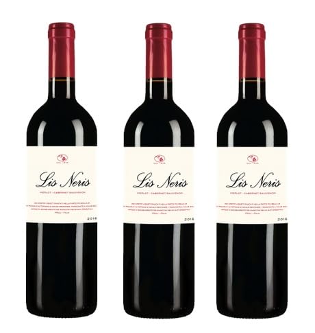 3x 0,75l - 2016er - Lis Neris - Riserva - Lis Neris - Merlot & Cabernet Sauvignon - Venezia Giulia I.G.P. - Friaul - Italien - Rotwein trocken von Lis Neris