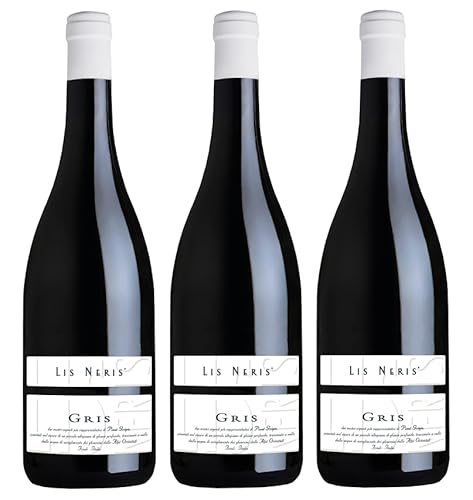 3x 0,75l - 2022er - Lis Neris - Selezioni - Gris - Pinot Grigio - Isonzo D.O.P. - Friaul - Italien - Weißwein trocken von Lis Neris