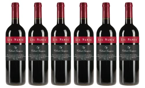 6x 0,75l - Lis Neris - Tradizionali - Cabernet Sauvignon - Isonzo D.O.P. - Friaul - Italien - Rotwein trocken von Lis Neris