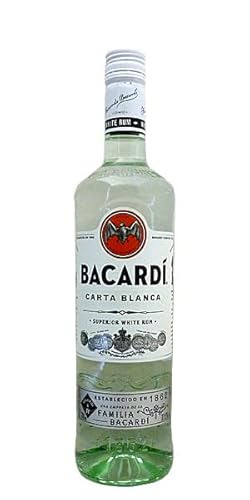 Bacardi Carta Blanca Superior White Rum 0,7 Liter von Liter