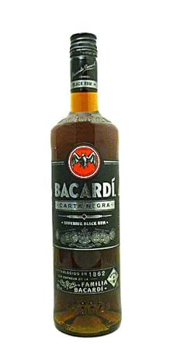 Bacardi Carta Negra Superior Black Rum 0,7 Liter von Liter