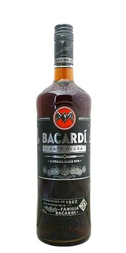 Bacardi Carta Negra Superior Black Rum 1,0 Liter von Liter