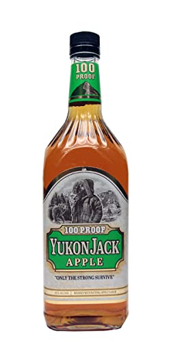 Yukon Jack Apple Whisky with natural apple flavor 1,0 Liter von Liter