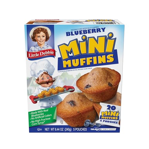 Little Debbie Blueberry Mini-Muffins, 5 Beutel, 240 ml Box Little Debbie Blueberry Mini-Muffins, 5 Beutel, 240 ml Box von Little Debbie
