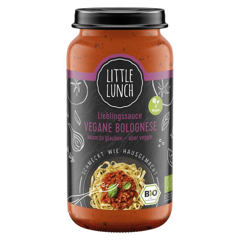 Bio Lieblingssauce Vegane Bolognese von Little Lunch