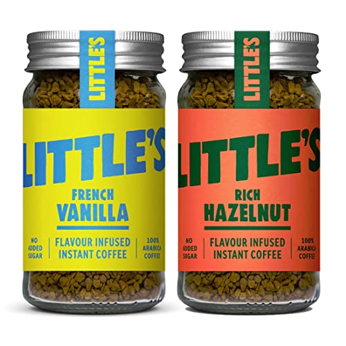 Little's Geschmacks-Kaffeedosen (französische Vanille und reichhaltige Haselnuss), 2 Stück von LITTLE'S BIGGER THAN COFFEE