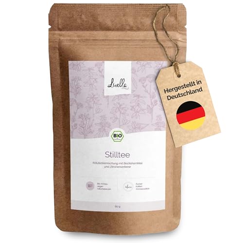 Livella Bio Kräuter Stilltee - Naturbelassen - 80g loser Kräutertee mit Bockshornkleesamen und Zitronenverbene - 100% Bio Stilltee - Bockshornklee Tee von Livella