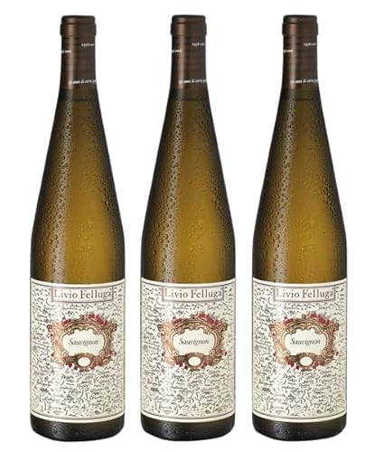 3x 0,75l - 2022er - Livio Felluga - Sauvignon - Collio D.O.P. - Friaul - Italien - Weißwein trocken 3x 0,75l - 2022er - Livio Felluga - Sauvignon - Collio D.O.P. - Friaul - Italien - Weißwein trocken von Livio Felluga