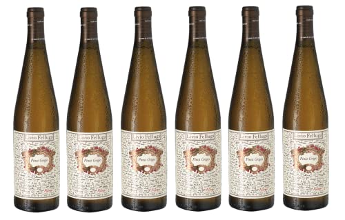 6x 0,75l - Livio Felluga - Pinot Grigio - Colli Orientali del Friuli D.O.P. - Friaul - Italien - Weißwein trocken 6x 0,75l - Livio Felluga - Pinot Grigio - Colli Orientali del Friuli D.O.P. - Friaul - Italien - Weißwein trocken von Livio Felluga