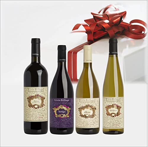 Friuli Packung mit 4 Flaschen Verschiedene Weine Livio Felluga 75 cl. Friuli Packung mit 4 Flaschen Verschiedene Weine Livio Felluga 75 cl. von Livio Felluga