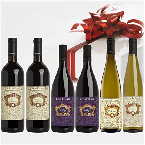 Friuli Packung mit 6 Flaschen Verschiedene Weine Livio Felluga 75 cl. Friuli Packung mit 6 Flaschen Verschiedene Weine Livio Felluga 75 cl. von Livio Felluga