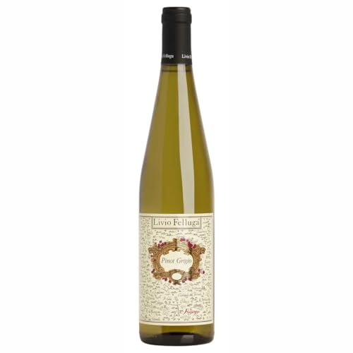 Livio Felluga Pinot Grigio Colli Orientali del Friuli DOC - 100% Pinot Grigio - 6 Monate Stahl auf Hefe, 2 Monate Flasche - Weiß - 13% vol - Hochwertiger Weißwein - Marker Livio Felluga Pinot Grigio Colli Orientali del Friuli DOC - 100% Pinot Grigio - 6 Monate Stahl auf Hefe, 2 Monate Flasche - Weiß - 13% vol - Hochwertiger Weißwein - Marker von Livio Felluga