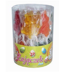 Dauerlutscher am Stiel "Hase" 35 Stück Lollipops (1 x 1,225kg) von Lizak