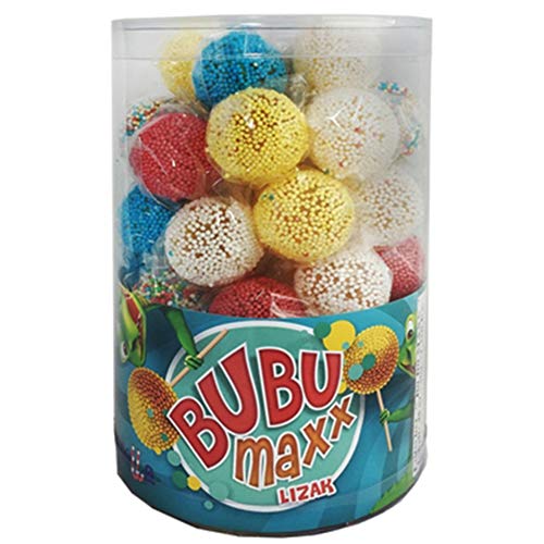 Lollipops Bu Bu Maxx 45 Stück Lutscher Lollies Dauerlutscher am Stiel Lollipops Bu Bu Maxx 45 Stück Lutscher Lollies Dauerlutscher am Stiel von Lizak