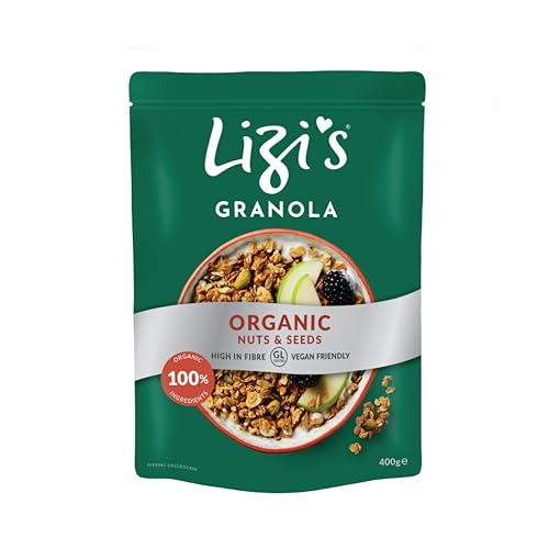 Lizis Organic Granola, Bio Granola, Müsli, Frühstück, 400 g | GB-ORG-05 von Lizi's