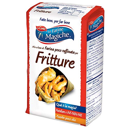 3x Lo Conte Le farine magiche Per Frittura gebratener Mehl 750g 100% Italienisch von Lo Conte