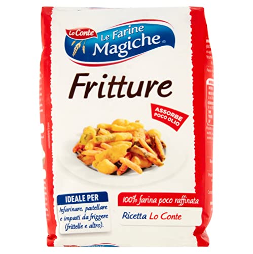 6x Lo Conte Le farine magiche Per Frittura gebratener Mehl 750g 100% Italienisch 6x Lo Conte Le farine magiche Per Frittura gebratener Mehl 750g 100% Italienisch von Lo Conte