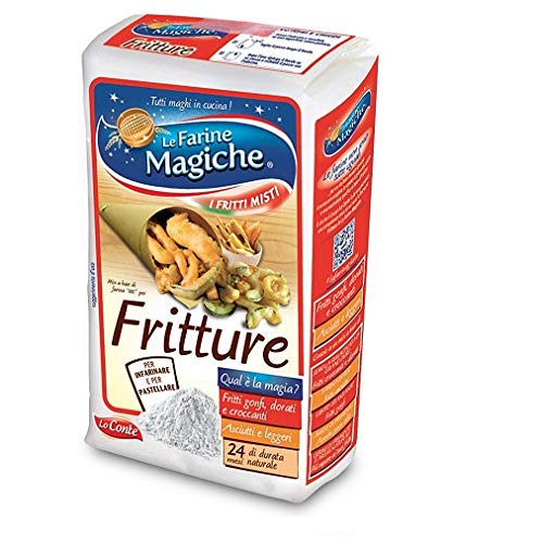 Lo Conte Le farine magiche Per Frittura gebratener Mehl 750g 100% Italienisch Lo Conte Le farine magiche Per Frittura gebratener Mehl 750g 100% Italienisch von Lo Conte