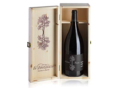 Lo Zoccolaio Barolo DOCG Riserva Ravera Rotwein - Piedmont Wein Nebbiolo trocken - Italien Wein Holzbox Magnum (1 x 1.50 l) von Lo Zoccolaio