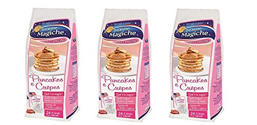 3x Lo conte Le farine magiche Mehl für Pfannkuchen und Waffeln 400 g von Lo conte