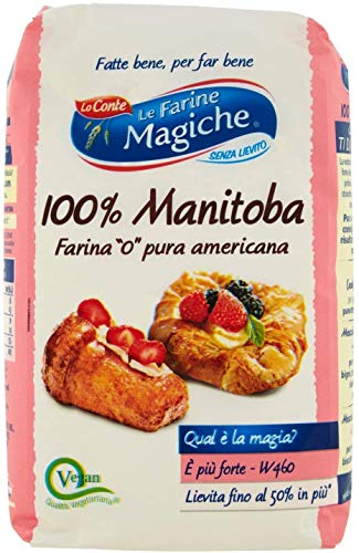 Lo conte Le Farine magiche Farina Favola Manitoba 100% Americana Mehl für Desserts, 1 kg von Lo conte
