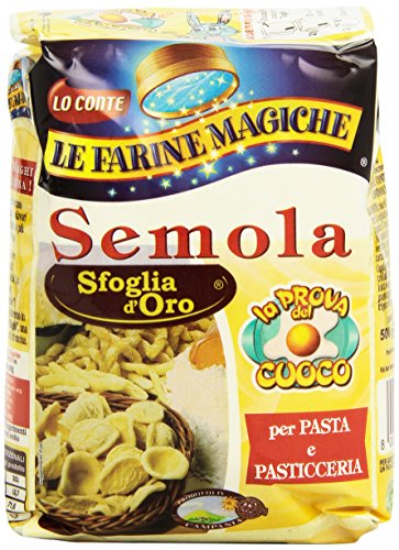 Lo conte Le farine magiche Semola Di Grano Duro Hartweizengries 500g von Lo Conte