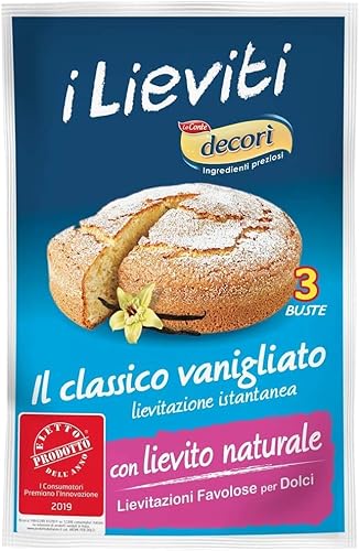 Lo conte decori' lievito vanigliato Sauerteig Vanille hefe aus italien 3 Beutel von Lo conte