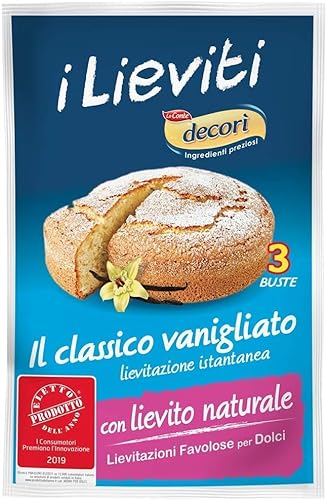 Lo conte decori' lievito vanigliato Sauerteig Vanille hefe aus italien 3 Beutel von Lo conte