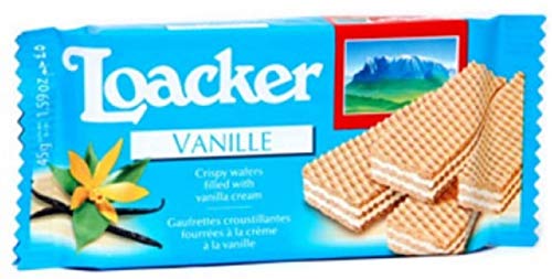 12x Loacker Classic Würfel Vanille reigel vanilla Waffeln kekse cookies 45g von Loacker