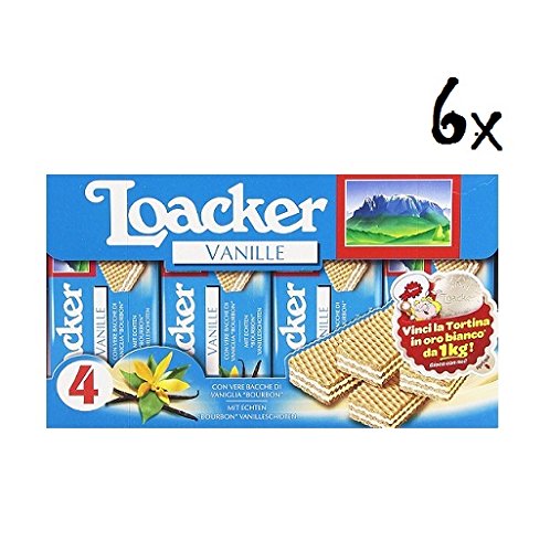24x Loacker Classic Würfel reigel vanilla Waffeln kekse cookies kuchen 45g von Loacker