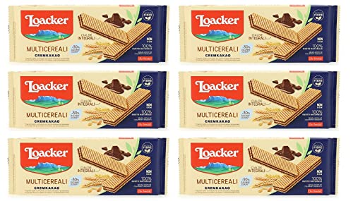 6x Loacker Wafer Multicerealli Cremkakao Mehrkorn Waffeln mit Schokoladencreme und Kakaocreme mit Vollkornmehl 175g 6x Loacker Wafer Multicerealli Cremkakao Mehrkorn Waffeln mit Schokoladencreme und Kakaocreme mit Vollkornmehl 175g von Loacker