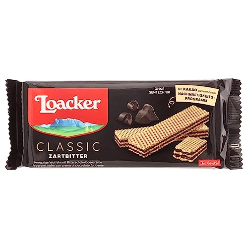 Loacker Classic Waffeln Zartbitter, 135 g von Loacker
