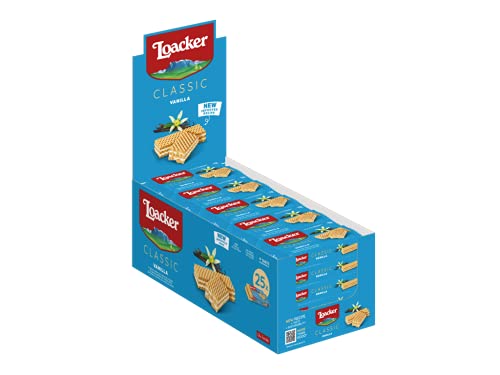 Loacker Vanilla Wafers 45 g (Pack of 25) von Loacker