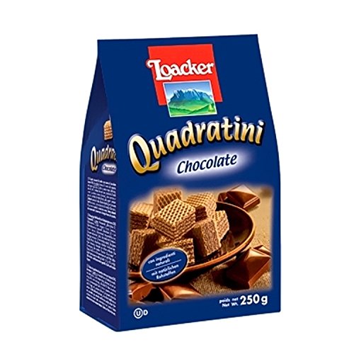 Waffeln Quadratini Chocolate 250 gr. - Loacker von Loacker