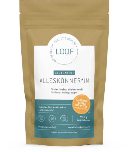 LOAF ALLESKÖNNER*IN - glutenfreies Mehl auf Weizenbasis - 700g von Loaf ALLESKÖNNER*IN