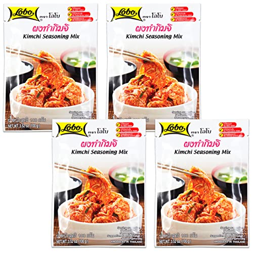 4er-Pack LOBO Kimchi Würzmischung [ 4x 100g ] Kim Chi Würzpaste von lobo
