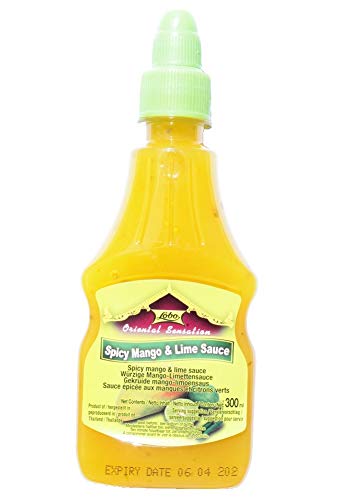 Lobo Spicy Mango & Lime Sauce 295ml Flasche von LoBo