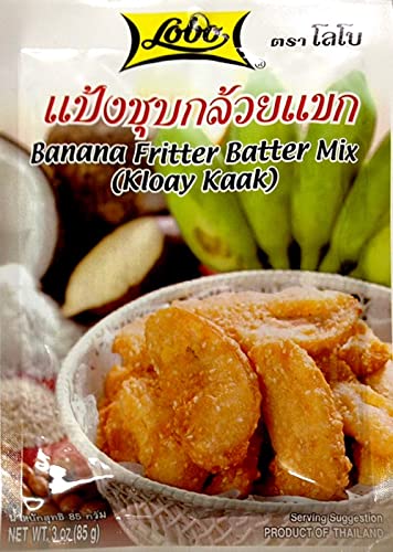 Lobo Teigmischung für Bananenbeignets 85g- Kloay Kaak Thailand von Lobo