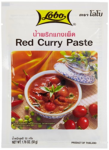 Lobo Würzpaste Curry rot 50g, 12er Pack (12 x 50 g) von Lobo