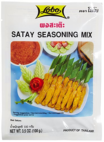 Lobo Würzpaste Satémarinade & Sauce 100g, 12er Pack (12 x 100 g) von Asia-In