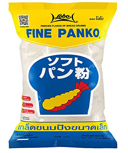 Panko Fein 200g Paniermehl Thailand Brotkrumen Tempura pankobrot pankomehl nach japanischer Art von Lobo