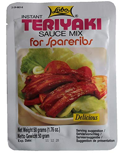 Teriyaki Marinade für Spareribs (Schälrippen) Lobo 50g von lobo