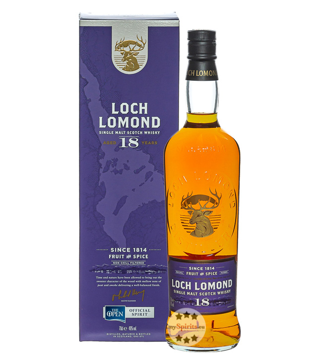 Loch Lomond 18 Jahre Single Malt Whisky (46 % Vol., 0,7 Liter) von Loch Lomond Distillery