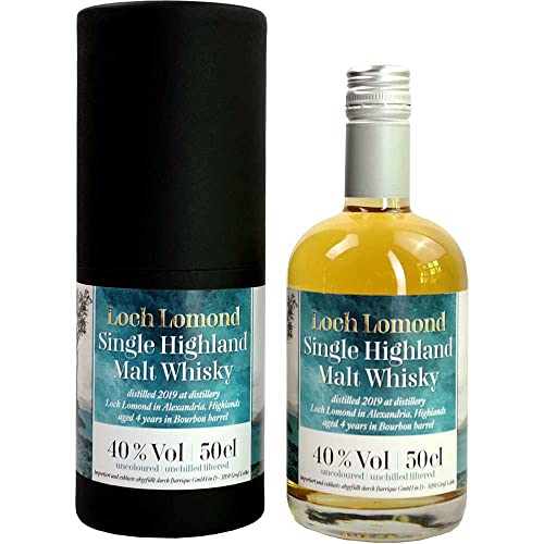 Whisky Loch Lomond 4 Jahre Single Highland Malt Vegan Loch Lomond Distillery Vereinigtes Königreich UK 500ml-Fl von Loch Lomond Distillery