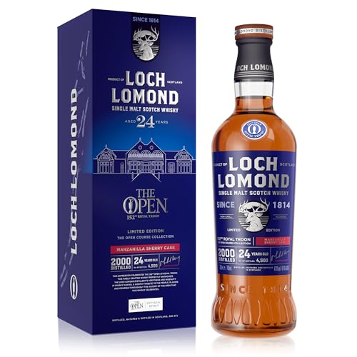 Loch Lomond 24 Years Old THE OPEN 152th Royal Troon Manzanilla Sherry Cask 47,1% Vol. 0,7l in Geschenkbox Loch Lomond 24 Years Old THE OPEN 152th Royal Troon Manzanilla Sherry Cask 47,1% Vol. 0,7l in Geschenkbox von Loch Lomond Whiskies