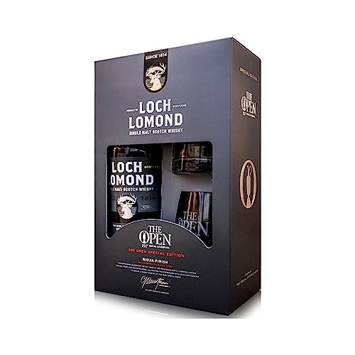 Loch Lomond The Open - Rioja Finish - Geschenkset mit 2 Gläsern - Single Malt Whisky von Loch Lomond